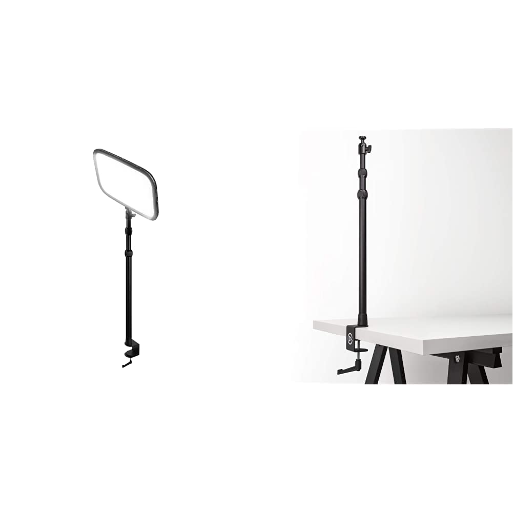 Elgato Key Light - Professional 2800 lumens Studio Light with Desk clamp for Streaming & Master Moun