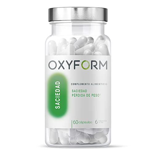 Oxyform - Supresor Apetito & Pérdida de Peso Natural - 60 Cápsulas - Complemento Alimenticio - Konjac Glucomanano Espirulina - Saciedad & Tratamiento Adelgazante - Antioxidante - Fabricado en Bélgica Oxyform - Supresor Apetito & Pérdida de Peso Natural - 60 Cápsulas - Complemento Alimenticio - Konjac Glucomanano Espirulina - Saciedad & Tratamiento Adelgazante - Antioxidante - Fabricado en Bélgica