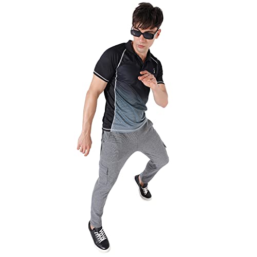 Image of Campus Sutra Men's Polyester Regular Fit T-Shirt