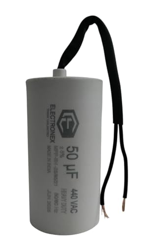 Image of Capacitor AC MFD Capacitor, For Submersible Pump Application (50 uf /MFD, Pack of 2)