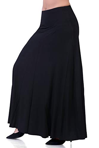 Image of Sports Women's Classical Flared Long Maxi Skirt