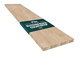 Bme Hevea Solid Wood Butcher Block Countertop, Unfinished Table Top for DIY Kitchen Counter, Island or Washer/Dryer, 120'L x 25'W x 1.5'Th