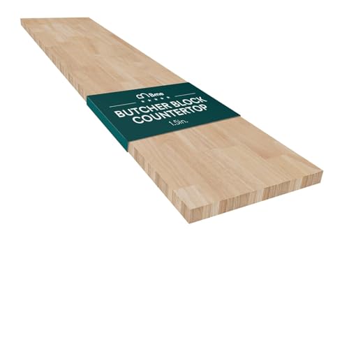 Bme Hevea Solid Wood Butcher Block Countertop