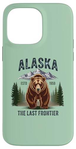 Alaska Retro Sunset Mountain Scene Scenic Outdoor �X�}�z�P�[�X iPhone 14 Pro Max �p