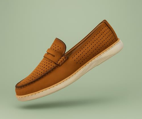 Image of Kraasa Men Denim Causal Loafers | Premium Breathable Upper | Driving Loafers | Lighweight Slip-On's | Soft Cushioned Insole | Super Flexible, Comfortable for Men