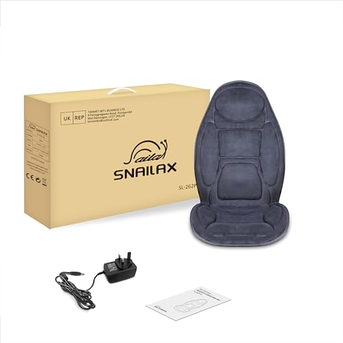 Massage du dos avec chaleur Snailax fauteuil vibrant pour maison - 7