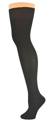 Sierra Socks Women’s Cotton Thigh High Socks – Stay-Up Comfort Cuff, Soft & Breathable
