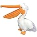 STOBOK Pelican Bird Peluche Peluche Uccello Peluche Simulazione Giocattolo Lungo Becco Uccello Figurine Bambole per Natale Decorazioni Regalo di Compleanno