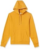 Amazon Essentials Men's Pullover Sweatshirt Hoodie, Big & Tall Options Available, Gold, Large