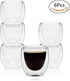 Zoom IMG-1 tazzine caffe vetro 6 pezzi Zoom IMG-1 tazzine caffe vetro 6 pezzi