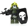 Battle Brick 1.6 Inches Tall Juggernaut Army Assault Soldier Custom Minifigure | Genuine Military Minifig | Packaged in the USA | Great Gift for Ages 10+ to Adult AFOL