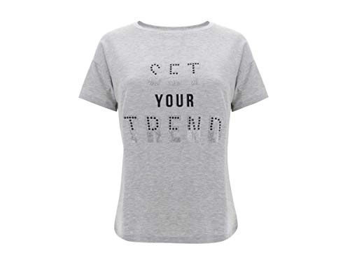 T-shirt pour femme gris Freddy pour vos séances de yoga et de détente