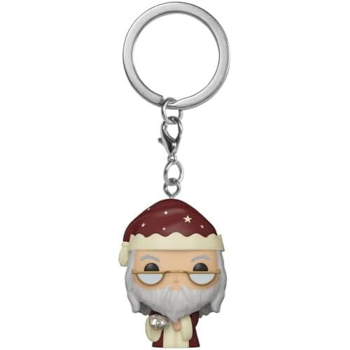Funko- Pop Keychain Harry Potter Holiday-Dumbledore S11 Figura coleccionable, Multicolor (51207)