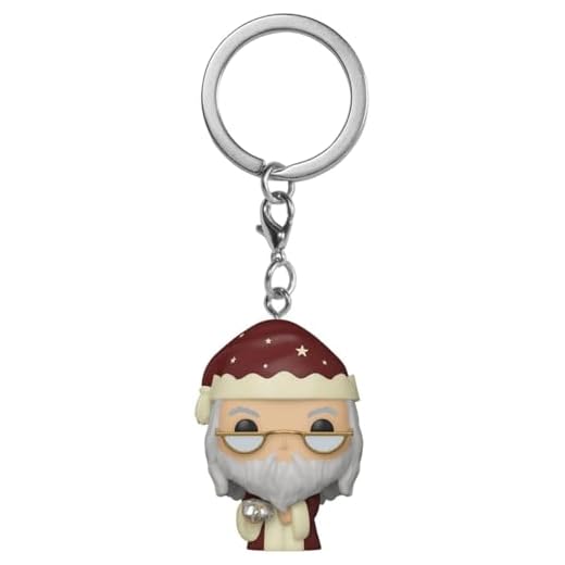 Funko- Pop Keychain Harry Potter Holiday-Dumbledore S11 Figura coleccionable, Multicolor (51207)