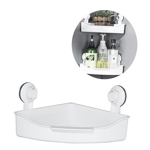 Alipis estante de lavabo estanterias almacenaje baño estante de baño sin perforaciones estante montado en la pared trípode de baño