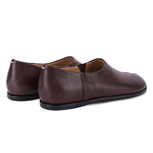 Image of UBWDU Split Toe Shoes Tabi Shoes Women Wide Width Round Toe Ballet Flats for Women
