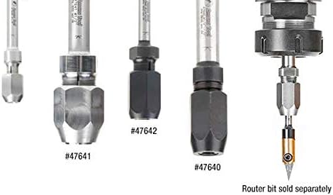 Amana Tool - 47641 1/2" Shank CNC Extension Adapter For 1/2" Shank Router Bits