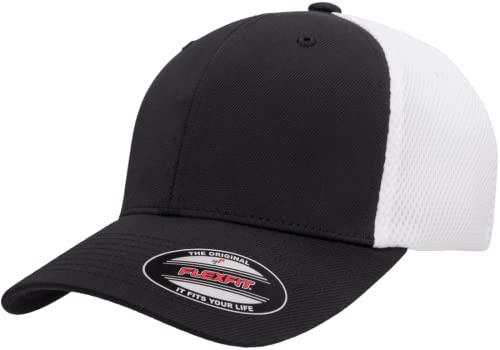 Image of Flexfit Two-Tone Stretch Mesh Fitted Cap Hat