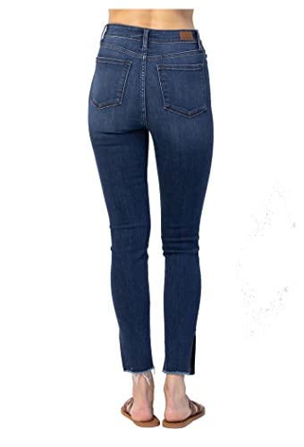 Judy Blue High Waist Side Slit Skinny Jeans (82424)2