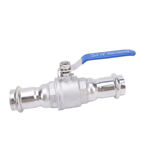 Robinet à bille DN32 en acier inoxydable 304 pour réseaux d'eau et de gaz de 1 1/4 pouce - 8