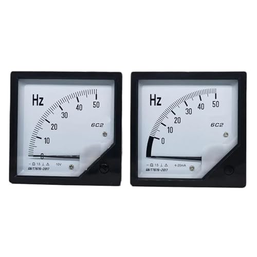 Fréquencemètre à pointeur 6C2 55Hz 10V indicateur de fréquence analogique