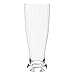 QG 25 oz Unbreakable BPA Free Plastic Pilsner Beer glass | Set of 4 Clear
