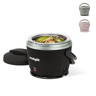 Crock-Pot Electric Lunch Box, Portable Food Warmer for On-the-Go, 20-Ounce (591 mL), Black Licorice