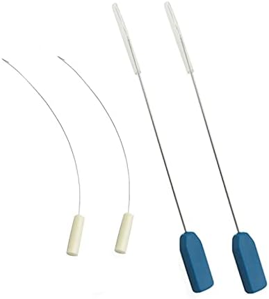 Fbshicung 4Pcs Needle Threader,Verlock Serger Looper Threader/Needle Threader for Sewing Machine Needles