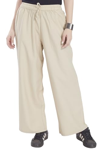 Pantalon ample en coton et lin noble coupe fluide élégante