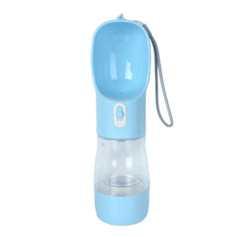 ANFTOP Botella de agua portátil para perros, 458 ml, dispensador de agua para mascotas para perros, gatos, mascotas, caminar al aire libre, viajar, beber tazón taza