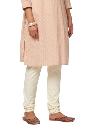 Image of Fabindia Womens Cotton Regular fit Churidar Pants