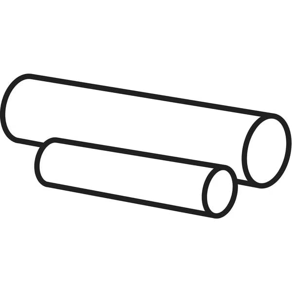 White PTFE Rod Stock 3 ft. L, 1/4