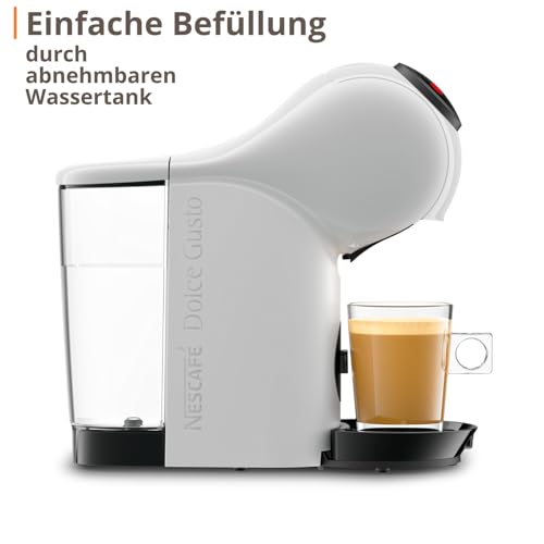 NESCAFÉ Dolce Gusto Genio S Basic von Krups, kompakte Kapselkaffeemaschine, 15 Bar Druck , 0,8 Liter Kapazitat, Eco-Mode, automatische Entkalkungswarnung, weiß, ‎KP2431 5