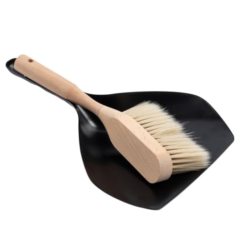 Anneome Mini Haushaltsbesen Set aus Robustem Langlebiges Kehrschaufel und Besen Kompakt für Büro und Zuhause Feine Verarbeitung Leicht zu Reinigen und Vielseitig Einsetzbar