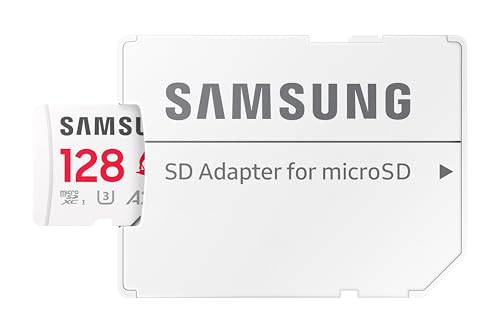 Samsung Sonic the Hedgehog(TM) microSD-Karte + SD-Adapter, Speicherkarte mit 128 GB, UHS-I U3, Full HD & 4K UHD, 180 MB/s Lesen, 130 MB/s Schreiben, Datenspeicher f&uuml;r Handheld-Konsolen, MB-MD128SA/LC1