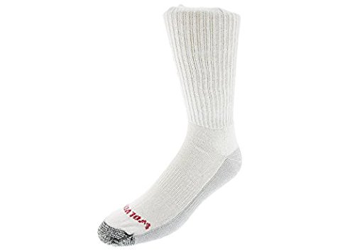 Wolverine Men's 6 Pack ST Boot Sock White, Large2
