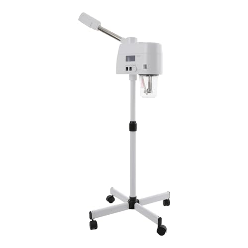 Loobiiny Vaporizador facial vertical de 750 W, sauna facial con vapor frío y caliente, apagado automático, máquina de spa de vapor para el cuidado facial y limpieza de poros