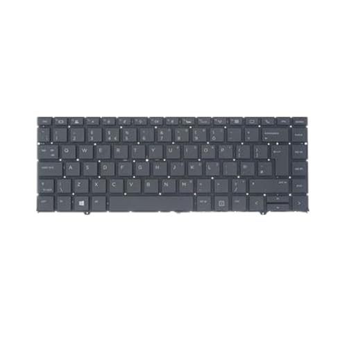 Teclado de laptop para HP ZBook Studio x360 G5 con distribución UK English color negro