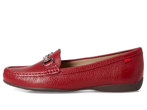 Image of Women's Genuine Leather Slip on Buckle Loafer