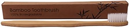 DIVCHI 10 Pack Bamboo Toothbrush, Wooden Toothbrushes, Biodegradable Eco Friendly Vegan Natural Organic Bamboo Charcoal Tooth Brush