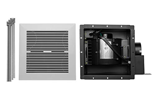 Hauslane Bf100 Electric Bathroom Fan - 120 Cfm Ultra Quiet Exhaust, Perfect To Improve Airflow & Air Circulation – Suitable For 120 Sqft Room #TOP6