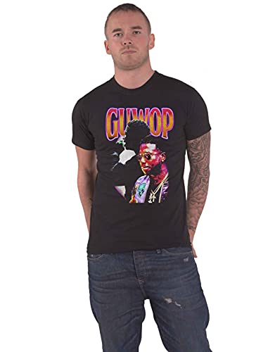 Gucci Mane Guwop T Shirt Gucci Collage Logo Official Men's Black, Black, XXL
