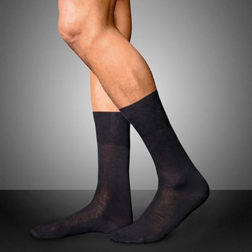 KNETLI Men's Dress Socks, Crew Socks, Super Soft, Multi Color Options Size 6-9,10-13, 14-16 3 & 6 Pair Pack2