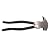 NUZAMAS 10 Inch Fencing Pliers and 8 Inch Mini Bolt and Wire Cutter Set, for Fence Pliers Multi Purpose Parrot Beak Head Plier Bolts Chain Cable Cutting
