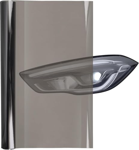 Image of HOME13 Self Adhesive Auto Car Tint Headlight Taillight Fog Light Vinyl Smoke Film Sheet Sticker Cover Car & Bike Protection Film (Light Black, 12x60 Inch)