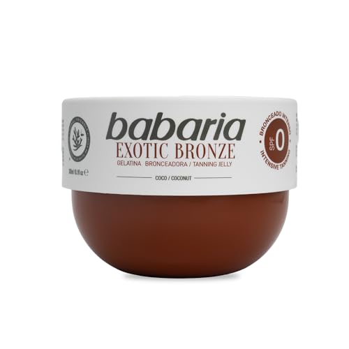 Gelatina bronzadora Babaria coco 300ml boosteur de hâle profond SPF0
