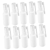 FOYTOKI 10pcs Flasche Mit Nasenspray Nebelflaschensprüher Leere Sprühflaschen Nachfüllbare Sprühflasche Flasche Mit Presse Sprühflaschen Mit Feinem Nebel Sprühnebel Flasche Hdpe Weiß