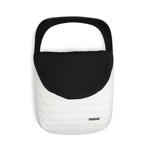 Image of Little Unicorn Winter Car Seat Cover | Premium Insulated Fabric | Universal Fit & Easy to Install | Travel Bag Included (Pearl)