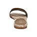 Guess Women's Harini Sandal, Medium Brown/White Stripe Multi 210, 8.5