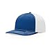 Richardson Unisex 312 Twill-Back Trucker Adjustable Backstrap Baseball Cap, Split Royal/White, One Size Fits Most